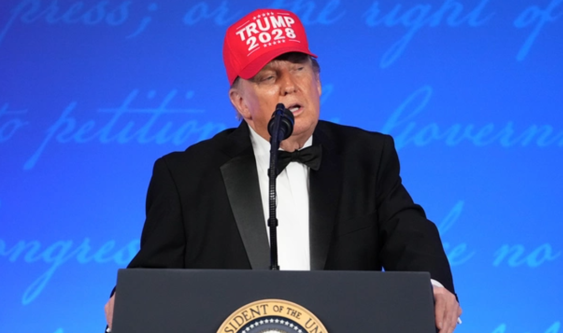 Trump Roasts Media (Again!) at White House Correspondents' Dinner Redo