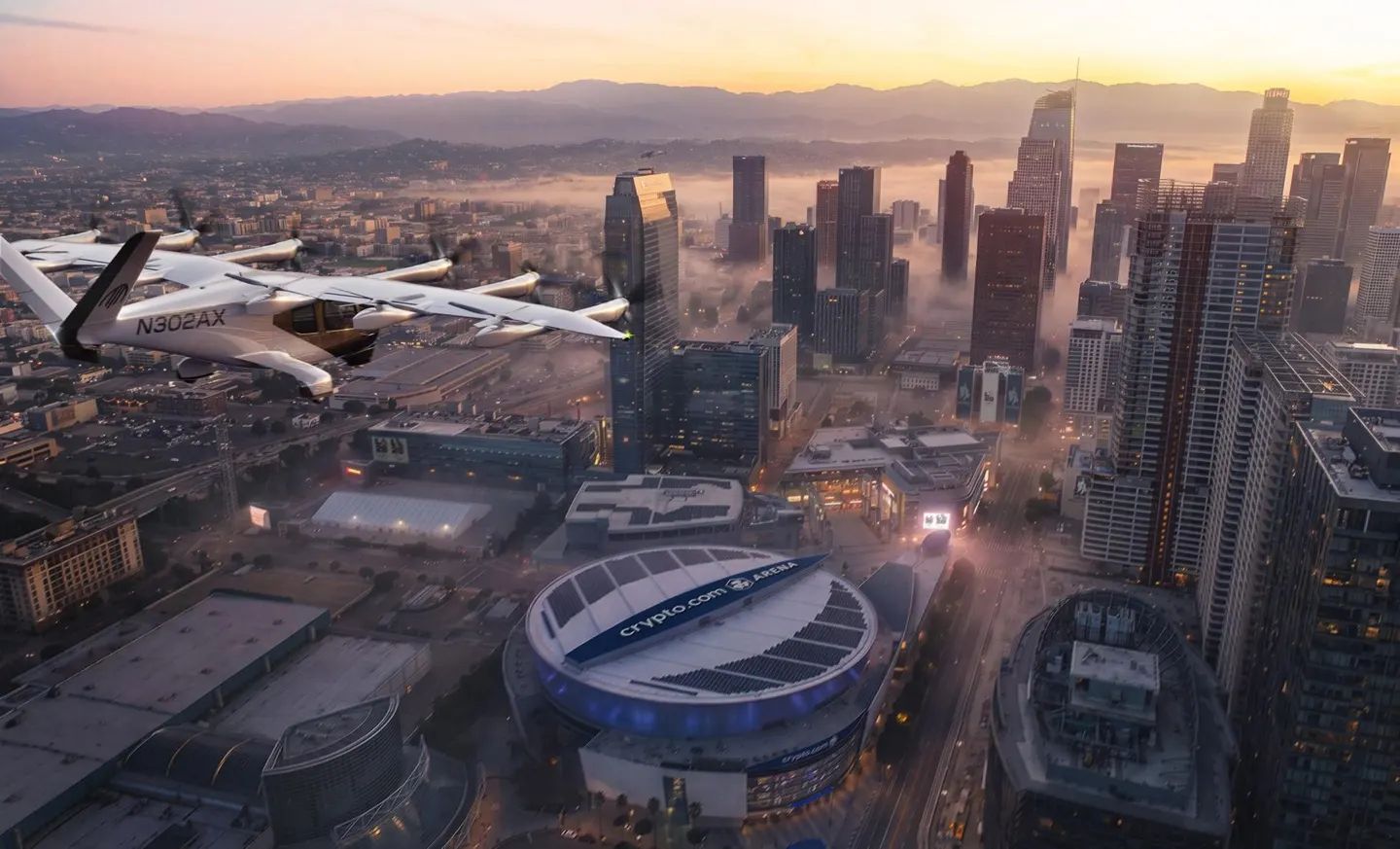 L.A. Gets Its Own "Jetsons" Vibe: Electric Sky-Taxis Landing Downtown Before the 2028 Olympics!