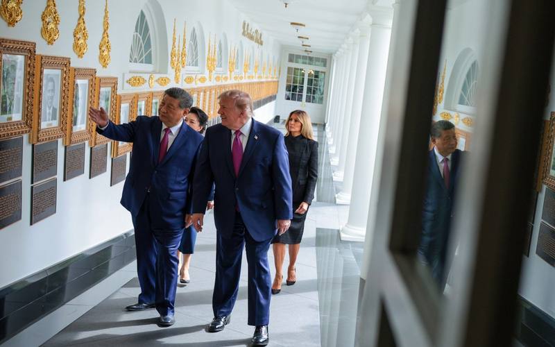 It's Biden": Trump Gives Xi a White House Tour and Stops to Point Out the Autopen Portrait