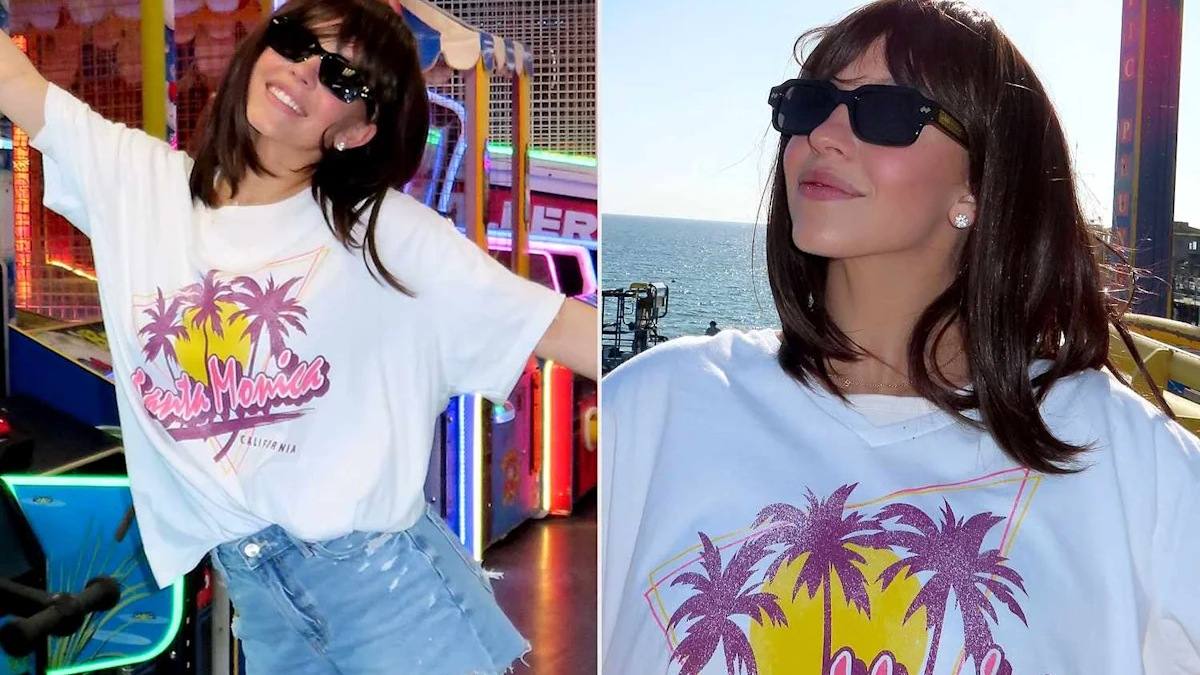 Sydney Sweeney Goes Brunette and Undercover for a Santa Monica Pier Girls' Day